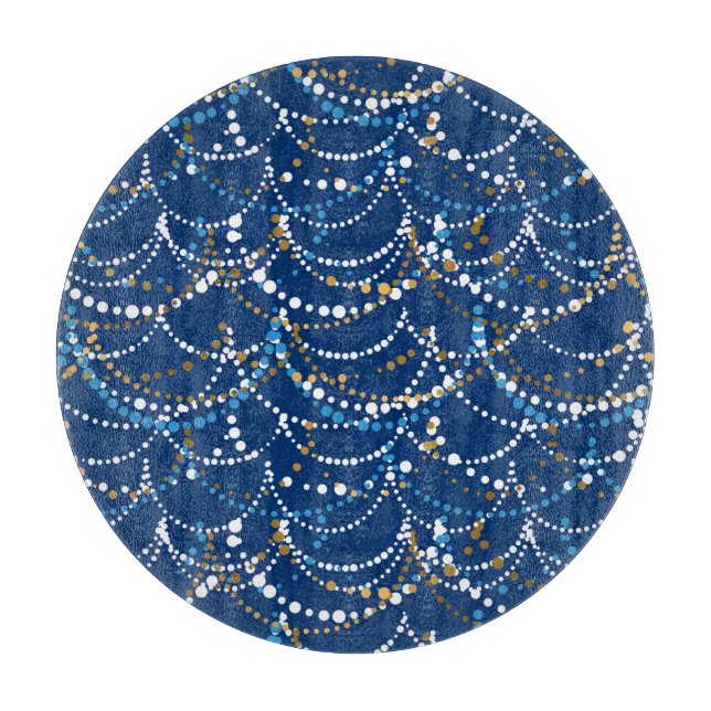 Planche À Découper Grain de Noël : motif festif sans soudure (Devant)