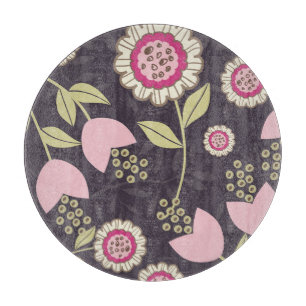 Planche À Découper Grand Motif rose floral Tulip