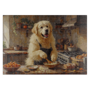 Planche À Découper Grands Pyrénées cuisine dans la cuisine