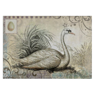 Planche À Découper Graphique de cygne