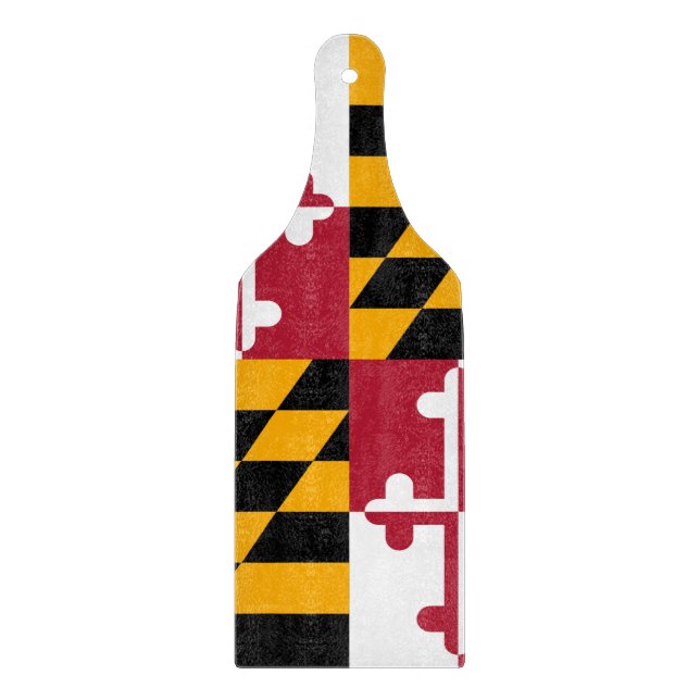 Planche À Découper Graphique du drapeau de l'État du Maryland (Devant)