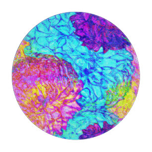 Planche À Découper Gras et beaux motifs floraux Art