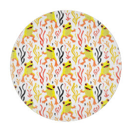 Planche À Découper Grenouilles joueuses