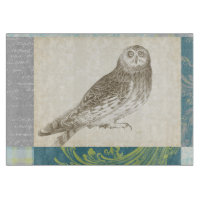 Grey Owl sur Arrière - plan Motif