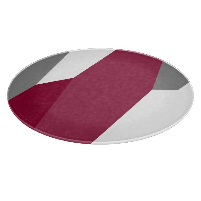 Planche À Découper Gris rose et blanc (Coin)