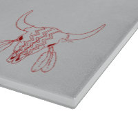 Planche à découper grise Red Ghost Dance Buffalo
