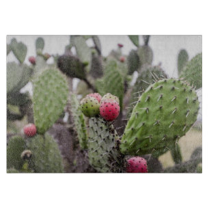 Planche À Découper Gros plan sur le cactus figuier de Barbarie