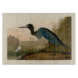 Planche À Découper Grue Bleue Heron Audubon Peinture