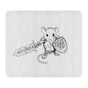 Planche À Découper Guerrier de souris