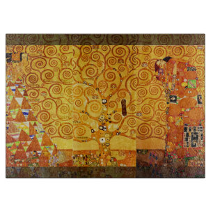 Planche À Découper Gustav Klimt Arbre de Vie : Symboliste Art Nouveau
