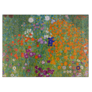 Planche À Découper Gustav Klimt :Jardin fleuri