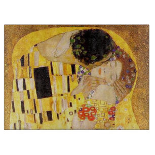 Planche À Découper Gustav Klimt La Peinture Classique Du Kiss