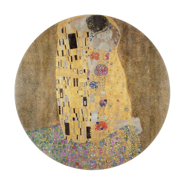 Planche À Découper Gustav Klimt | The Kiss, 1907-08 (Devant)