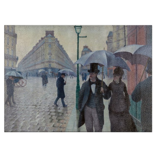 Planche À Découper Gustave Caillebotte - Paris Street ; Rainy Day (Devant)