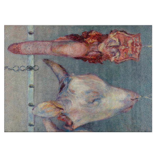 Planche À Découper Gustave Caillebotte - Tête de veau et langue d'ox (Devant)