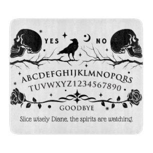 Planche À Découper Halloween Ouija personnalisé