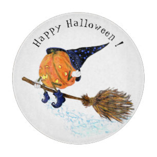 Planche À Découper Happy Halloween sorcière Citrouille Volant Chambre