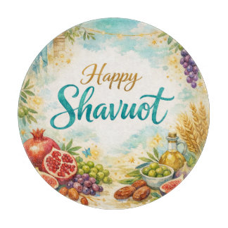 Planche À Découper Happy Shavuot Gift, Feast of Weeks, Jewish Holiday
