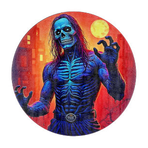 Planche À Découper Haunting Zombie Demon Dans Le Design De La Ville