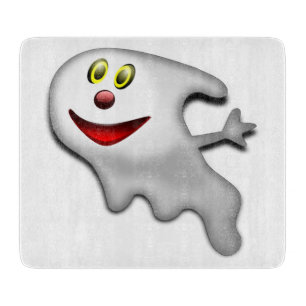 PLANCHE À DÉCOUPER "HEUREUX HALLOWEEN" GHOST
