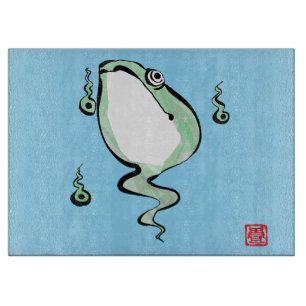Planche À Découper Histoire antique de la grenouille grincheuse crapa