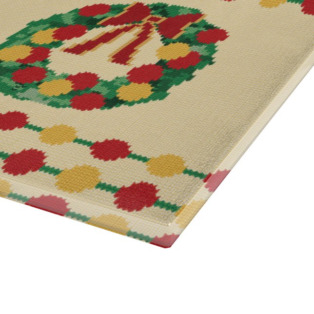 Planche À Découper Holiday Wreath Knit (Coin)