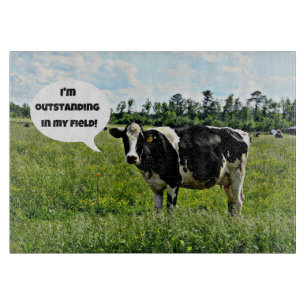 Planche À Découper Humour de vache : "Je suis exceptionnel dans mon d