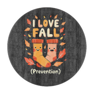 Planche À Découper I Love Fall Prevention Automne Cosy Citrouille épi