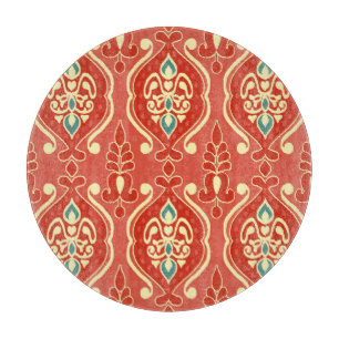 Planche À Découper Ikat artisanal : Tissu Boho Ethnique