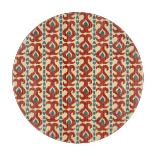 Planche À Découper Ikat Elegance : Conception Motif transparente.