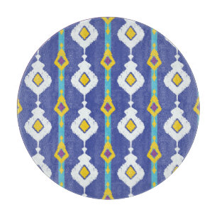 Planche À Découper Ikat, un motif ethnique sans faille.