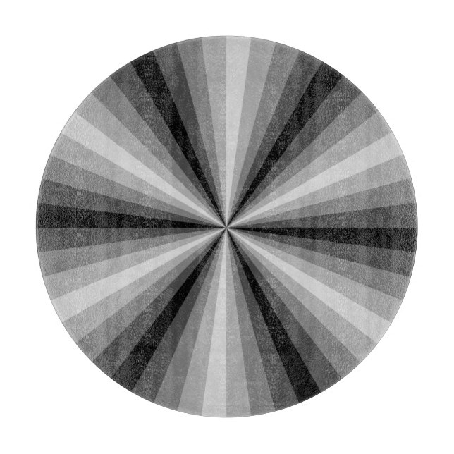 Planche À Découper Illusion optique Panneau de découpe en verre noir (Devant)