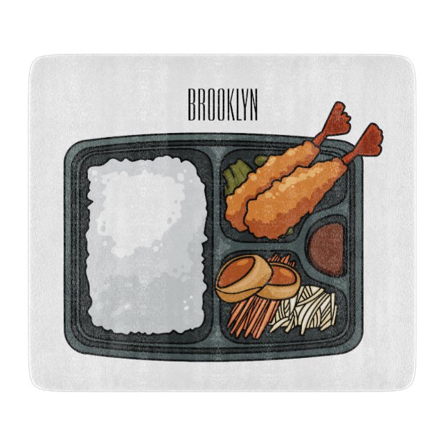 Planche À Découper Illustration de Bento (Devant)