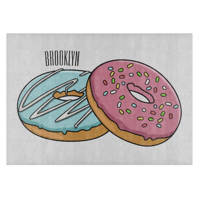 Planche À Découper Illustration de Donut (Devant)