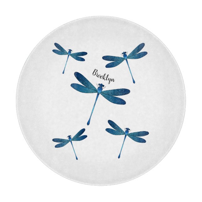 Planche À Découper Illustration de dragonfly (Devant)