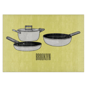Planche À Découper Illustration des jeux de cuisine