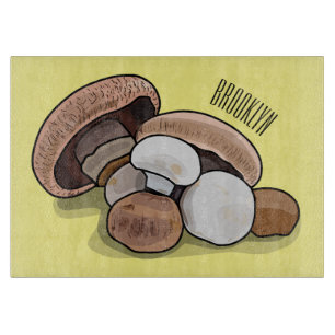 Planche À Découper Illustration d'un champignon