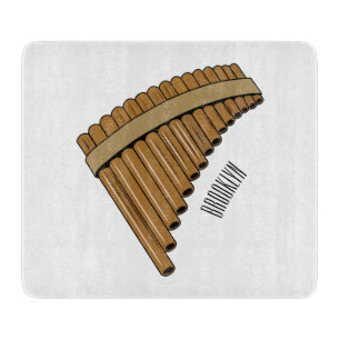 Planche À Découper Illustration Pan flûte / panpipes