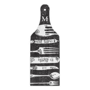 Planche À Découper Illustrations de la coutellerie vintage