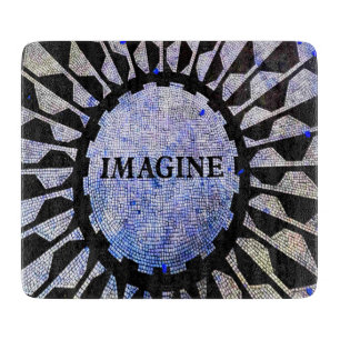 Planche À Découper Imaginez une mosaïque créative noire et bleue