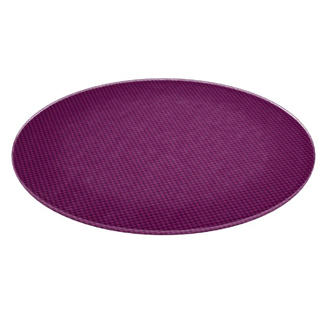 Planche À Découper Impression de fibre de carbone violet Fushia (Coin)