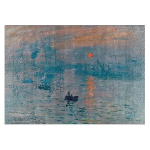 Planche À Découper Impression Soleil Levant Claude Monet 