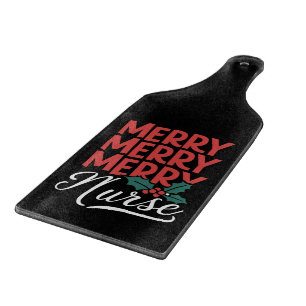 Planche À Découper Infirmière Noël Joyeux Infirmière Cadeaux de vacan