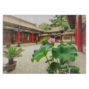 Planche À Découper Intérieur de la pagode de Chine
