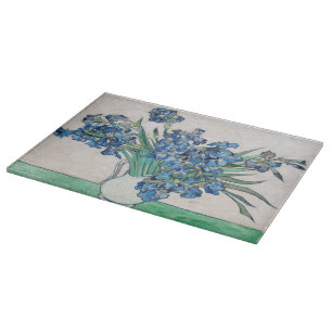 Planche À Découper Iris bleus par Vincent Van Gogh Beaux-Arts