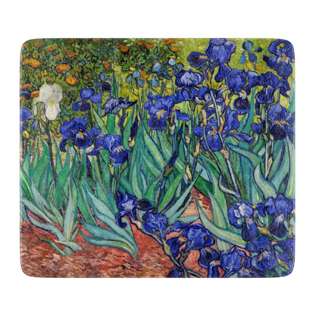 Planche À Découper Irises par Vincent van Gogh (Devant)