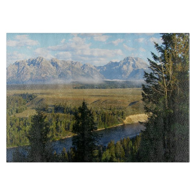 Planche À Découper Jackson Hole Mountains et River (Devant)