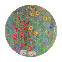 Jardin agricole de Gustav Klimt avec tournesols
