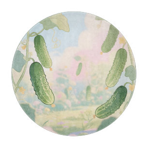 Planche À Découper Jardin Fantaisiste de Vigne de Concombre