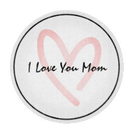 Planche À Découper Je t'aime maman